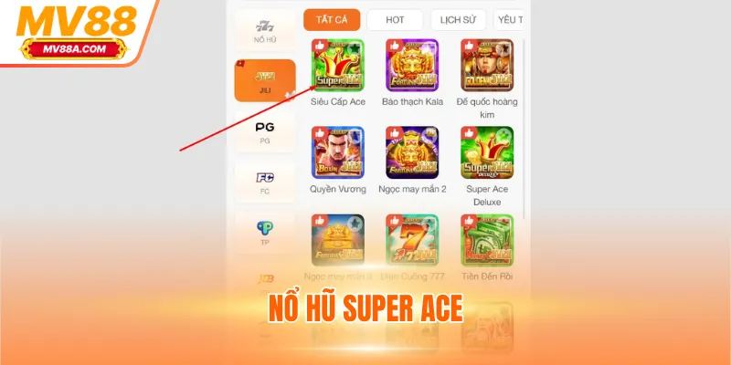 Nổ Hũ Super Ace Nhận Tiền Thắng Liên Tục Với Hơn 1024 Cách